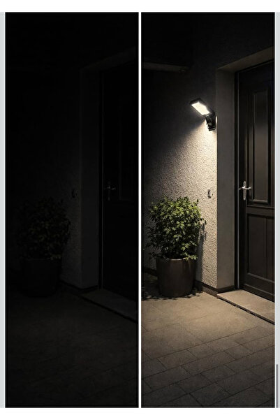 Busstier Güneş Enerjili Sensörlü Solar LED Lamba 72 LED