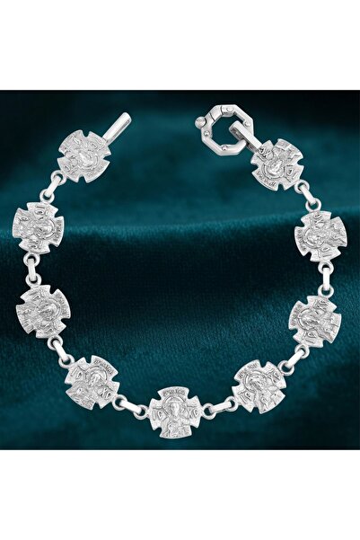 HAS SANATIM Steel Bracelet Protective Angel Two-Sided