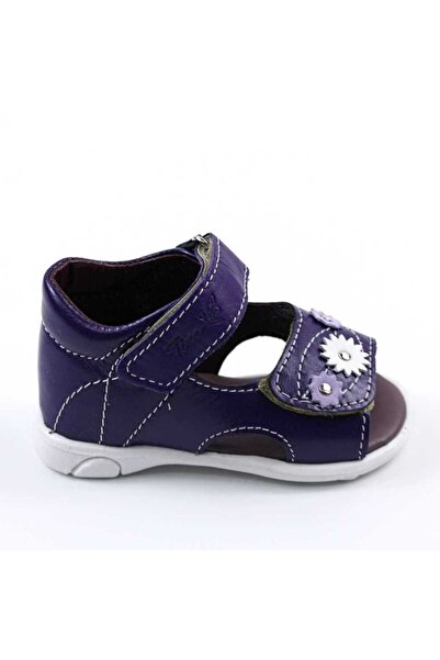 tino Sandale pentru copii , PRIMII PASI , din piele naturala 1829-MOV/ALB