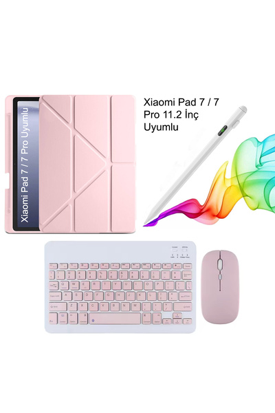 Yesnıce Xiaomi Pad 7 / 7 Pro 11.2 İnç Uyumlu Kalem Bölmeli Tablet Kılıfı Led ...