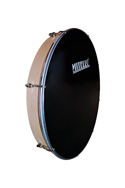 Mitello Profesyonel Bendir, Gürgen Kasnak, 46 cm Çap (Dıştan Akortlu, Ayarlan...