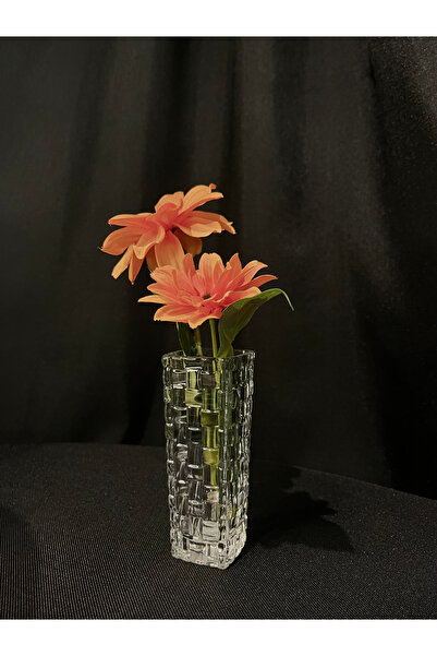GOBLETTE HOME 16 cm Crystal Glass Vase - Prismatic Cut Decorative Flower Vase...