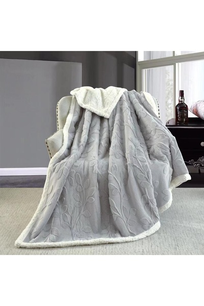 Truva Home Cocolino Fluffy Blanket with Fur - 200x230 cm, Premium Plush Micro...