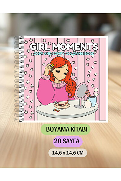 VORACRAFT Boyama Kitabı, Girl Moments Coloring Book KU0036