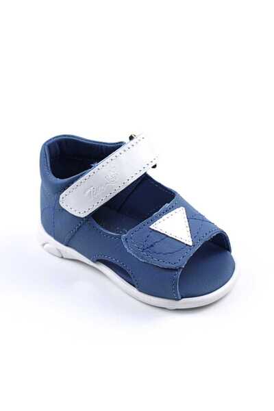 tino Sandals for children, FIRST STEPS, made of natural leather 1829-BLUE/BLUE