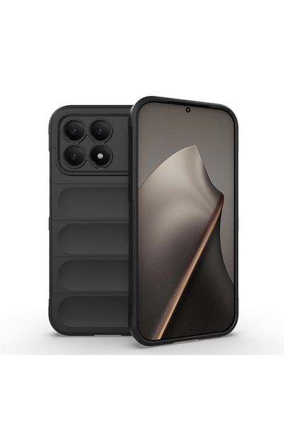 m.tk moveteck Poco F8 Pro Case Camera Protection Embossed Soft Colorful Silic...