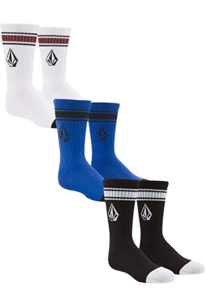 Volcom Full Stone Mlt 3-Piece Socks Set