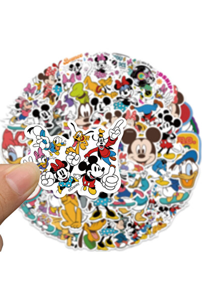 Choice 50pcs Sticker Mickey Mouse Party Gifts Supplies Minnie Slap Bracelets ...