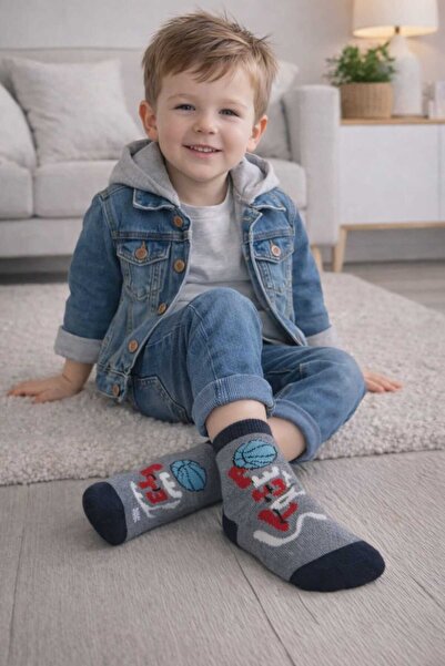 gigigiyim Street Written Towel Boys' Socks