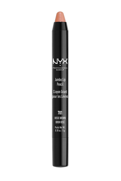 NYX Luciu de buze intens cu unt, culoare, creion de buze, 701, Rosie Brown, 5 g