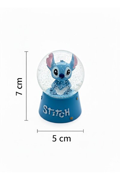 BRMK STORE SEVGİLİLERE ARKADAŞLARA ÖZEL KİTAP OYUN IŞIKLI STİCH KAR KÜRESİ (7...