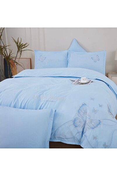 LUNA HOME Finet Bed Linen 6 Pieces - 180x200 cm, Fitted Sheet