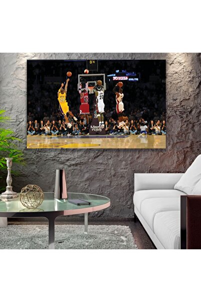 EMYA HOME Tablou pe pânză cu jucători celebri ai NBA