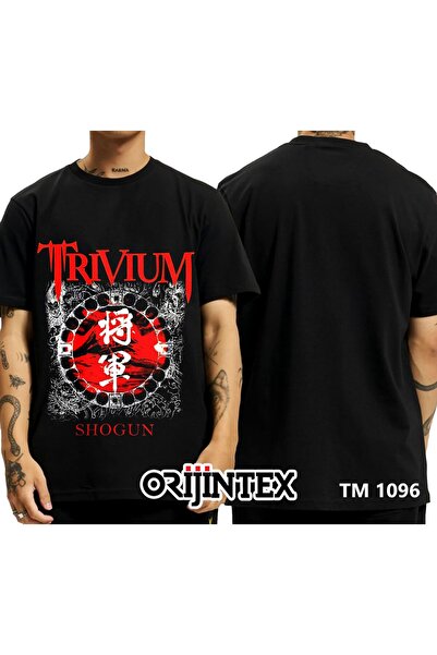 orijintex تي شيرت رجالي أسود من تريفيوم