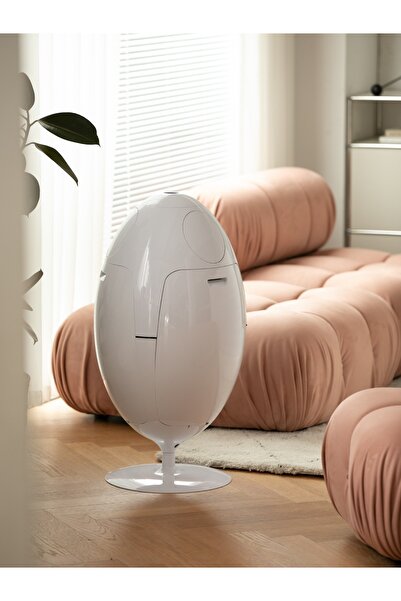 miniforms EGG Bin Tasarım Çöp Kovası Beyaz Large Boy