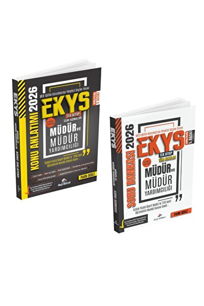 Dizgi Kitap 2026 MEB EKYS Müdür ve Müdür Yardımcılığı Konu Anlatımı ve Soru B...