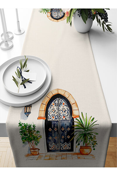 Bertille Home Ramadan Series 140x40 Cm Digital Printed Runner (Ramadan)