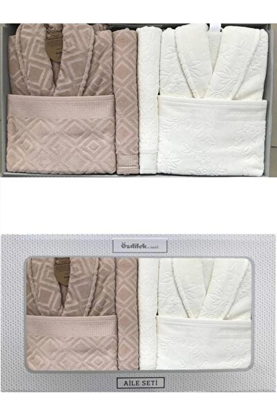Özdilek Pastoral Aile Seti Krem-bej