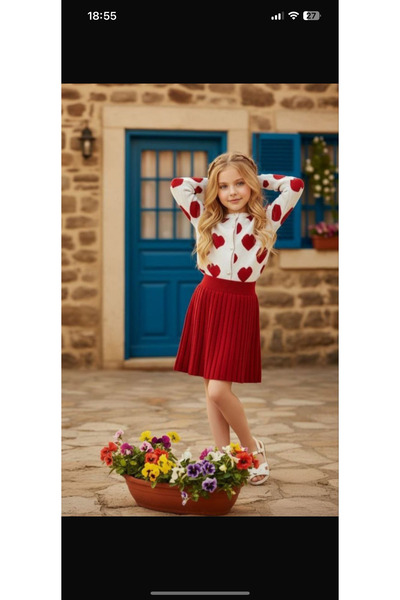 Eybabykids Girl's Knitwear Top and Bottom Set – Stylish Winter Combination