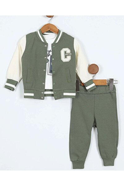 voyyo kids baby Boy's Transitional C Embroidered College Jacket, Sweatshirt w...