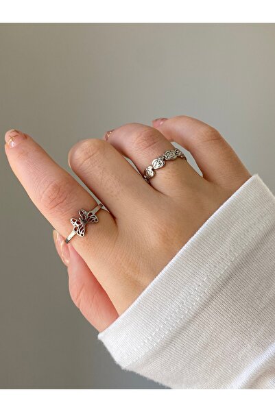 Çelik Yüzük Kombini 2’li Ayarlanabilir