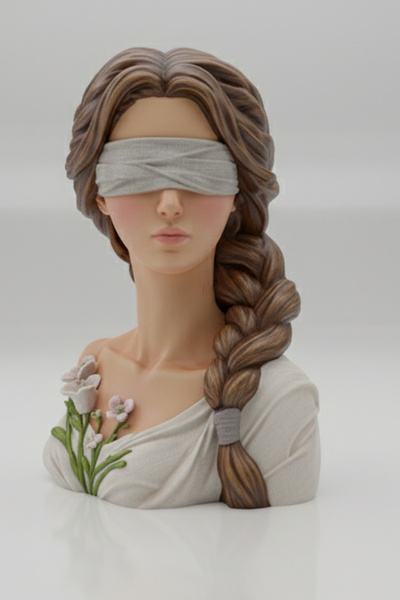 talseragro Gözleri Kapalı Kadın Büst Silikon Kalıp - Mum Kalıbı Epoksi Beton ...