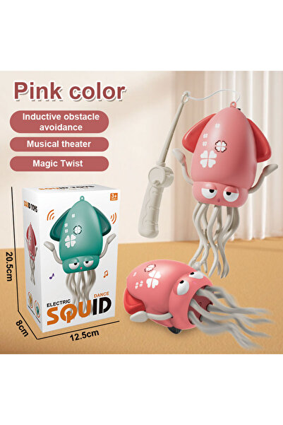 Choice أخطبوط وردي، قطعة واحدة، لعبة أخطبوط راقصة مضحكة، تزحف وتستشعر الحركة ...