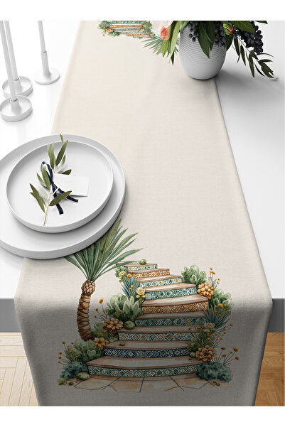 Bertille Home Ramadan Series 140x40 Cm Digital Printed Runner (Ramadan)