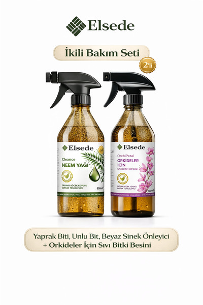 İkili Bakım Seti - OrchiPetal(ORKİDE)+ Cleance(BÖCEK KOVUCU Neem Yağı Bakım Seti