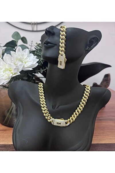 Şöhret takı&aksesuar Xuping özel seri Gurmet seti 18k altın kaplama