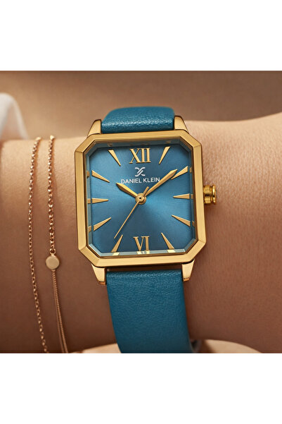 Daniel Klein Marka Orijinal Mavi Renk 2 Yıl Garantili Silikon Kordon Kadın Ko...