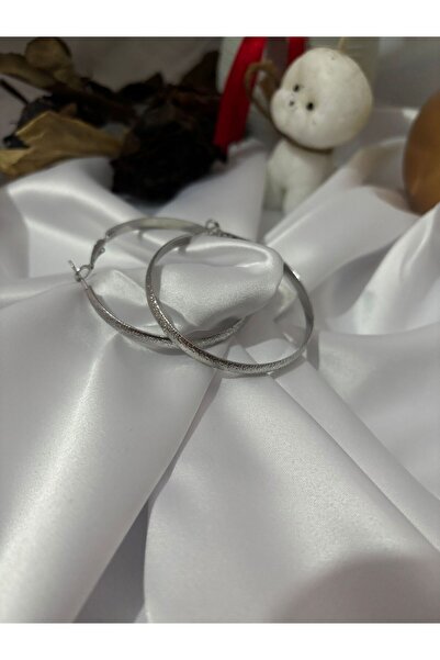 ZC ZERİVA CONSEPT Yuvarlak Büyük Tırtıklı Küpe