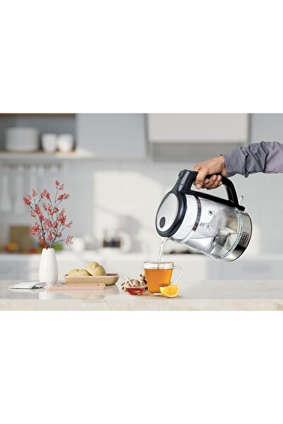 Black and Decker غلاية بلاك آند ديكر الرقمية، 2200 واط، 1.7 لتر، شاشة لمس، سط...