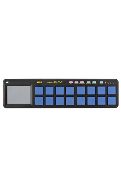 KORG NANOPAD2-BLYL | 16 Pad Dokunmatik USB Kontrolcü - Mavi-Sarı