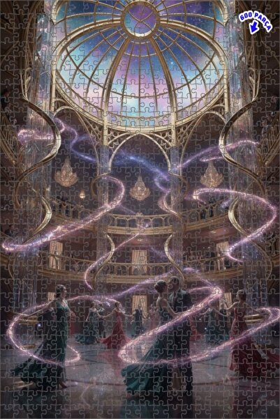 Teona Ahşap لغز خشبي بإطار مزدوج الطبقات بمظهر بالونك الفلكي 600 قطعة 50x35