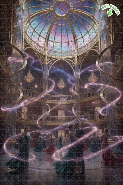 Teona Ahşap لغز خشبي بإطار مزدوج الطبقات بمظهر بالونك الفلكي 800 قطعة 70x50