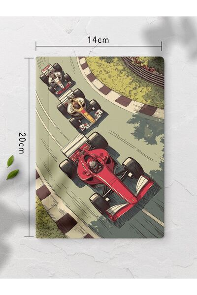 gxe.art Unlined Notebook, Formula 1 Patterned Notebook Notebook Mind and Memo...