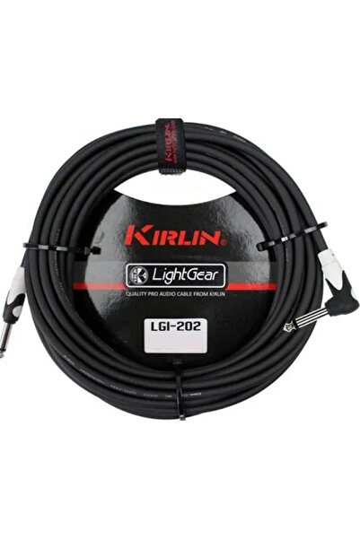 Kırlın Lgi-202-3M-Bk Black L-Tip Cable (3 Meters) |   Guitar Sub Input with M...