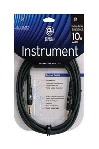 Planet Waves كابل الأجهزة PWGS10 |   كابل ستيريو (TRS) بطول 3 أمتار - إشارة ع...