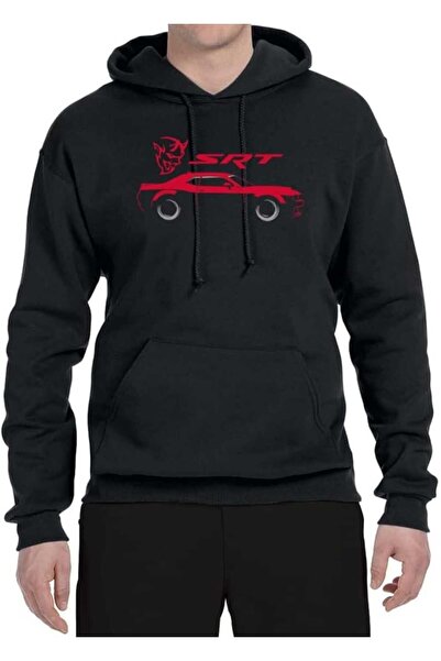 Hunors Sportswear & Company سويت شيرت قطني مطبوع للجنسين موديل K بغطاء رأس