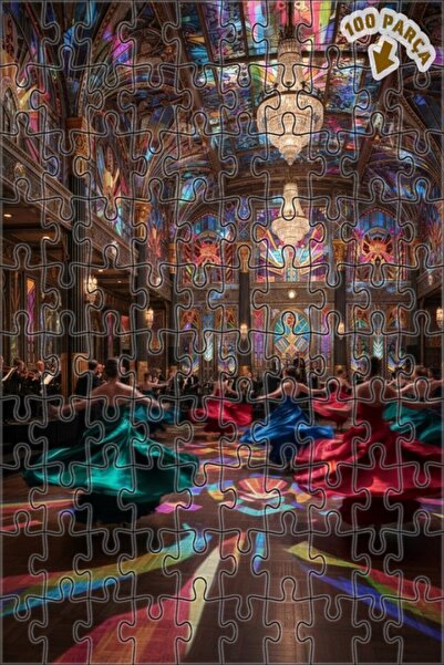 Teona Ahşap أحلام البالويا الفخمة 100 قطعة 25×25