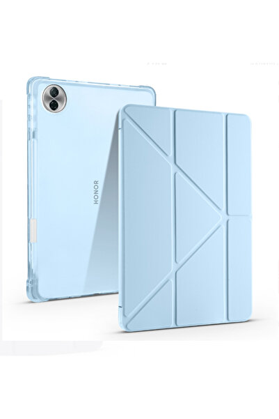 Fuchsia حافظة تابلت ثلاثية الطي مع حجرة للقلم الذكي المغناطيسي متوافقة مع هون...