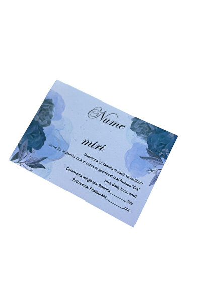 OEM Set Invitatii Nunta M55, Carton, Multicolor, 10x15 cm, 10 buc