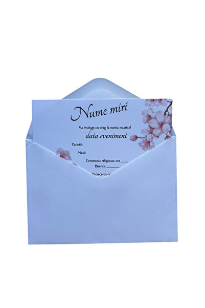 OEM Wedding Invitation M54, Cardboard, Multicolor, 10x15 cm
