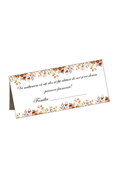 OEM Plic de Bani Model Floral, Carton, 210 x 100 mm