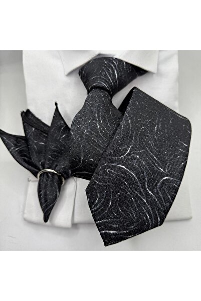 ilayda emir Cravată pentru bărbați cu design premium și eșarfă la guler