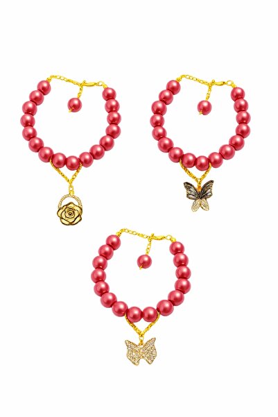 Style 3 قطع، سوار فاخر خفيف الوزن من الزركون على شكل فراشة ولؤلؤ، على الطراز ...