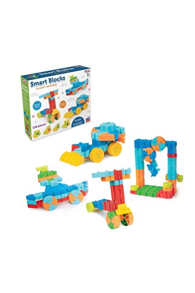 DEDE Akıllı Bloklar DEV BOY 136'lı | Okul Öncesi Yapı Oyuncağı & İnce Motor G...