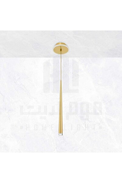 homelight Modern LED cylindrical pendant light - copper