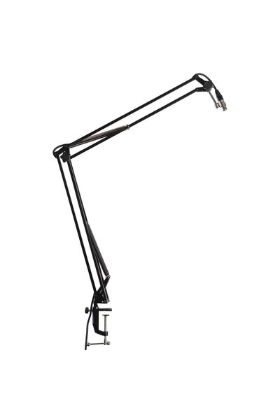 Gator Frameworks 07 0001 Desk-Mounted Broadcast/Podcast Boom Mic Stand | Masa...